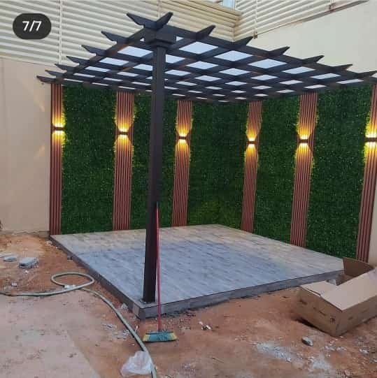 البرجولات الخشبية والحديدية